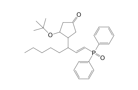 (1'RS,2'E,3RS,4SR)-3-(1,1-dimethylethoxy)-4-[3'-(diphenylphosphinoyl)-1'-pentylprop-2'-enyl]cyclopentanone