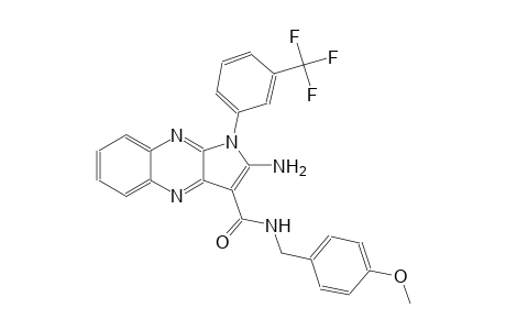 2-amino-N-(4-methoxybenzyl)-1-[3-(trifluoromethyl)phenyl]-1H-pyrrolo[2,3-b]quinoxaline-3-carboxamide