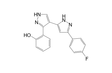 3(5)-(4-Fluorophenyl)-5(3)-[3-(2-hydroxyphenyl)pyrazol-4-yl]pyrazole