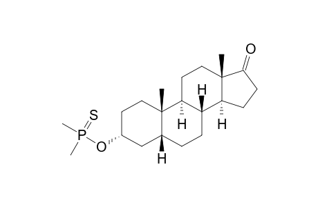 Androstan-17-one, 3-[(dimethylphosphinothioyl)oxy]-, (3.alpha.,5.beta.)-