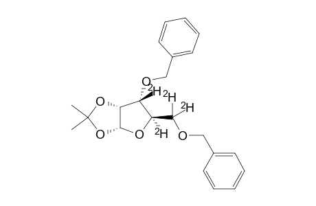 3,5-DI-O-BENZYL-1,2-O-ISOPROPYLIDENE-ALPHA-D-RIBOFURANOSE-3,4,5,5'-[(2)-H-(4)]