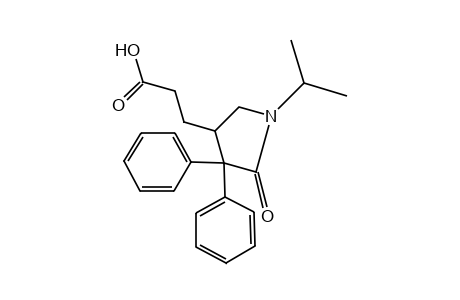 4,4-DIPHENYL-1-ISOPROPYL-5-OXO-3-PYRROLIDINEPROPIONIC ACID