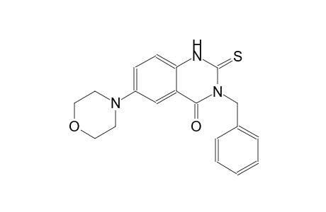 4(1H)-quinazolinone, 2,3-dihydro-6-(4-morpholinyl)-3-(phenylmethyl)-2-thioxo-