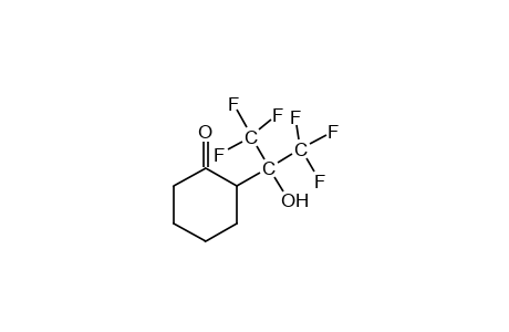 2-[1-hydroxy-2,2,2-trifluoro-1-(trifluoromethyl)ethyl]cyclohexanone