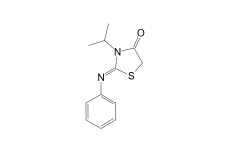 (Z)-3-ISOPROPYL-2-PHENYLIMINO-THIAZOLIDIN-4-ONE