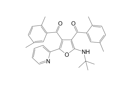 {2-[(1,1-Dimethylethyl)amino]-5-(pyridin-2-yl)furan-3,4-diyl}bis[(2,5-dimethylphenyl)methanone]