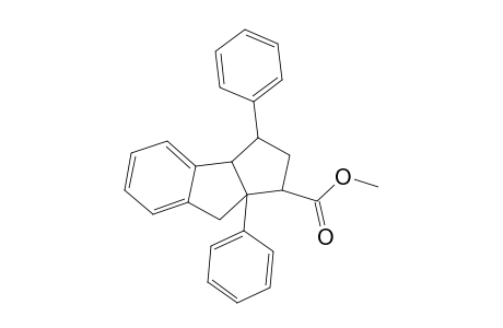 Cyclopent[a]indene-1-carboxylic acid, 1,2,3,3a,8,8a-hexahydro-3,8a-diphenyl-, methyl ester, (1.alpha.,3.alpha.,3a.alpha.,8a.alpha.)-