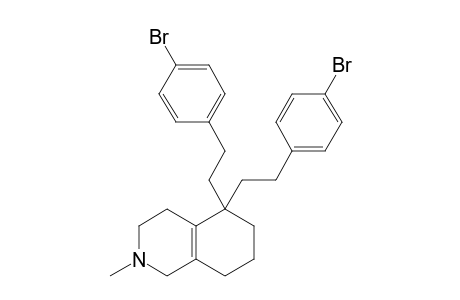 5,5-BIS-(4'-BROMOPHENETHYL)-2-METHYL-1,2,3,4,5,6,7,8-OCTAHYDRO-ISOQUINOLINE