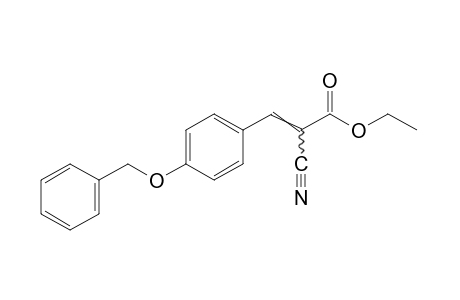 p-(benzyloxy)-alpha-cyanocinnamic acid, ethyl ester
