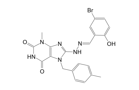 5-bromo-2-hydroxybenzaldehyde [3-methyl-7-(4-methylbenzyl)-2,6-dioxo-2,3,6,7-tetrahydro-1H-purin-8-yl]hydrazone