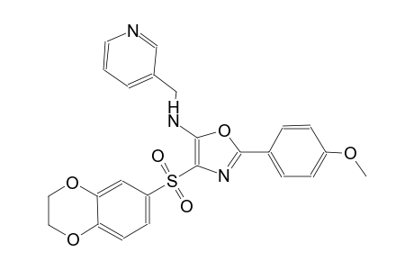 3-pyridinemethanamine, N-[4-[(2,3-dihydro-1,4-benzodioxin-6-yl)sulfonyl]-2-(4-methoxyphenyl)-5-oxazolyl]-