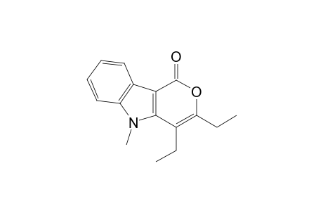 3,4-Diethyl-5-methylpyrano[4,3-b]indol-1(5H)-one