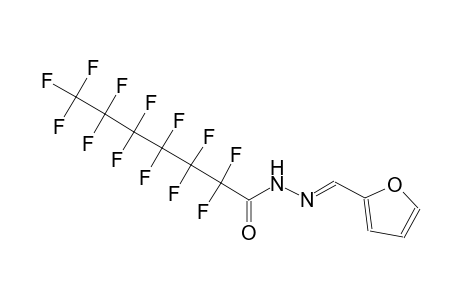 2,2,3,3,4,4,5,5,6,6,7,7,7-Tridecafluoro-heptanoic acid furan-2-ylmethylene-hydrazide