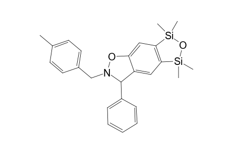 2-(4-Methylbenzyl)-3-phenyl-5,6-oxadisilole fused benzo[d]isoxazolidine