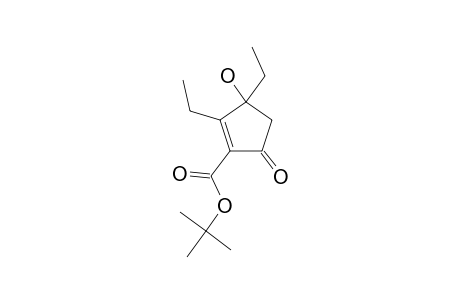 2,3-diethyl-3-hydroxy-5-keto-cyclopentene-1-carboxylic acid tert-butyl ester