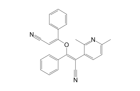 3-Pyridineacetonitrile, .alpha.-[[(2-cyano-1-phenylethenyl)oxy]phenylmethylene]-2,6-dimethyl- , (E,E)-