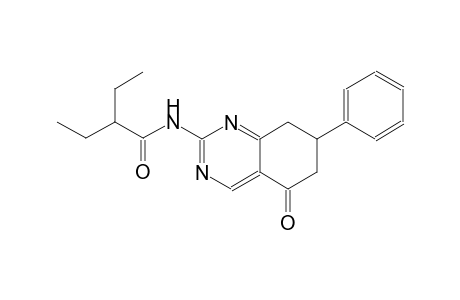 2-ethyl-N-(5-oxo-7-phenyl-5,6,7,8-tetrahydro-2-quinazolinyl)butanamide