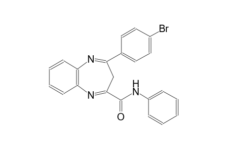 3H-1,5-benzodiazepine-2-carboxamide, 4-(4-bromophenyl)-N-phenyl-