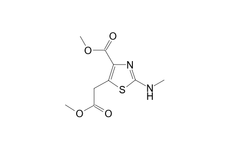 Methyl 5-(2-methoxy-2-oxoethyl)-2-(methylamino)thiazole-4-carboxylate