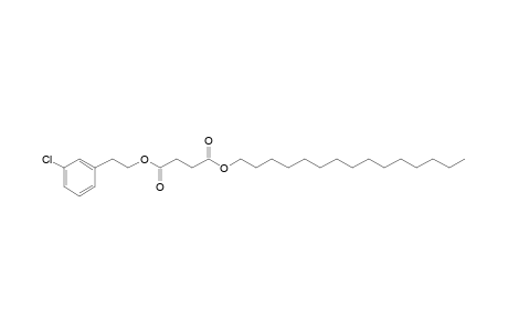 Succinic acid, 3-chlorophenethyl pentadecyl ester