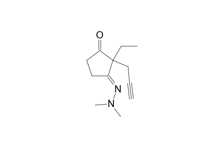 2-Ethyl-2-(1-propyn-3-yl)cyclopentane-1,3-dione-dimethylhydrazone