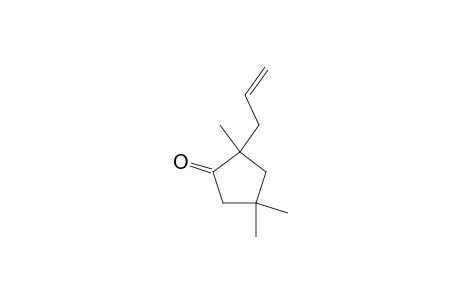 2-Allyl-2,4,4-trimethyl-cyclopentan-1-one
