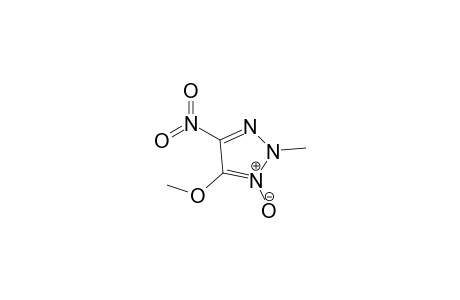 5-Methoxy-2-methyl-4-nitro-1-oxidanidyl-1,2,3-triazol-1-ium
