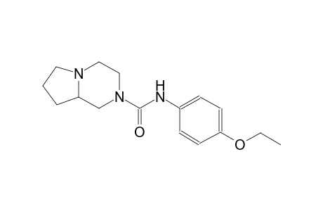 pyrrolo[1,2-a]pyrazine-2(1H)-carboxamide, N-(4-ethoxyphenyl)hexahydro-