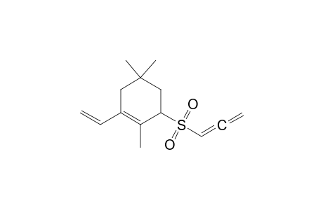 1-ethenyl-2,5,5-trimethyl-3-propa-1,2-dienylsulfonyl-cyclohexene