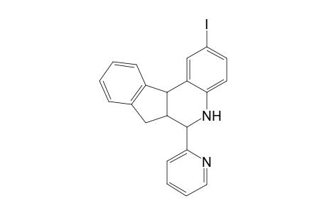 2-Iodo-6-(pyridin-2-yl)-6,6a,7,11b-tetrahydro-5H-indeno[2,1-c]quinoline