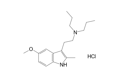 3-[2-(dipropylamino)ethyl]-5-methoxy-2-methylindole, monohydrochloride