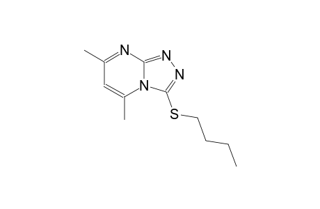 3-(butylsulfanyl)-5,7-dimethyl[1,2,4]triazolo[4,3-a]pyrimidine