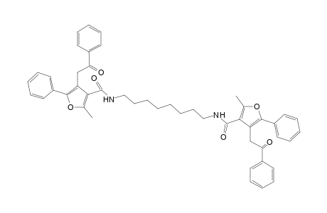2-Methyl-N3-[8-({[2-methyl-4-(2-oxo-2-phenylethyl)-5-phenyl-3-furyl]carbonyl}amino)octyl]-4-(2-oxo-2-phenylethyl)-5-phenyl-3-furamide
