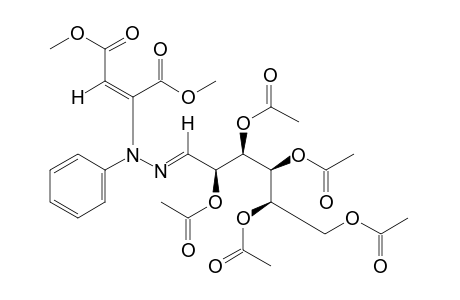 (E)-D-galactose, (E)-(1,2-dicarboxyvinyl)phenylhydrazone, 2,3,4,5,6-pentaacetatedimethyl ester