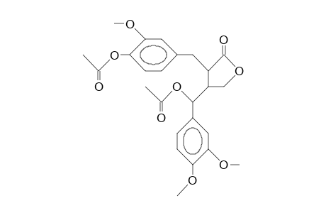 7-Acetoxy-isoarctigenin monoacetate