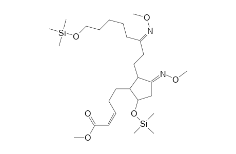 5-(2-(3-(methoxyimino)-8-(trimethylsiloxy)octyl)-3-methoxyimino-5-(trimethylsiloxy)cyclopentyl)penta-2(Z)-enoic acid methyl ester