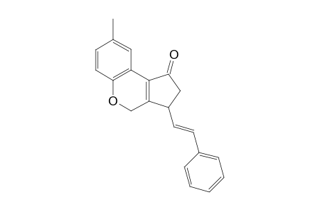 (E)-8-Methyl-3-styryl-2,3-dihydrocyclopenta[c]chromen-1(4H)-one