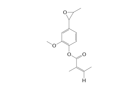 2'-METHOXY-4'-(E-3''-METHYLOXIRANYL)-PHENYL-Z-2-METHYL-2-BUTENOATE