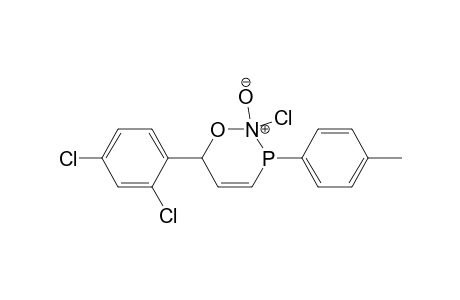 2H-1,3,2-Oxazaphosphorine, 2-chloro-6-(2,4-dichlorophenyl)-3,4-dihydro-3-(4-methylphenyl)-, 2-oxide