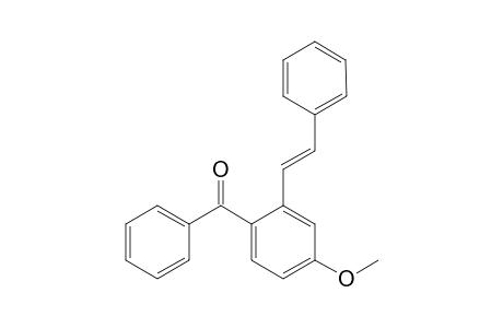 (E)-(4-Methoxy-2-styrylphenyl)(phenyl)methanone