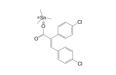 Trimethyltin(IV) (E)-2,3-bis(4-chlorophenyl)-2-propenoate