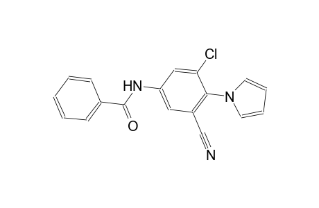 N-[3-chloro-5-cyano-4-(1H-pyrrol-1-yl)phenyl]benzamide