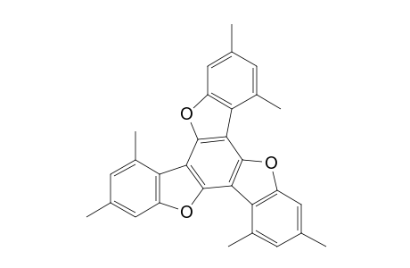 2,4,7,9,12,14-hexamethylbenzo[1,2-b.3,4-b'.5,6-b'']trisbenzofuran