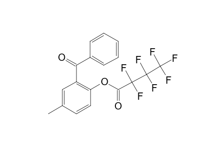 2-Hydroxy-5-methylbenzophenone, heptafluorobutyrate