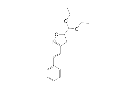 5-(Diethoxymethyl)-3-(E)-2-phenylethenyl-2-isoxazoline