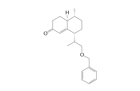 (4aS,5R,8R)-8-[2-(benzyloxy)-1-methyl-ethyl]-5-methyl-4,4a,5,6,7,8-hexahydro-3H-naphthalen-2-one