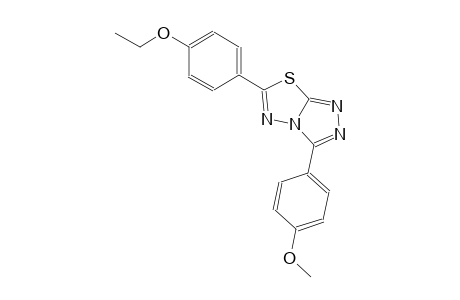 6-(4-ethoxyphenyl)-3-(4-methoxyphenyl)[1,2,4]triazolo[3,4-b][1,3,4]thiadiazole