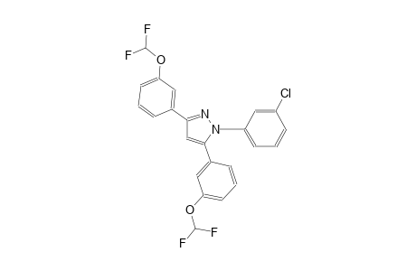 1-(3-chlorophenyl)-3,5-bis[3-(difluoromethoxy)phenyl]-1H-pyrazole