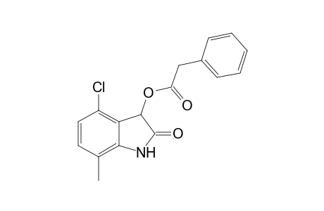 3-Benzylcarbonyloxy-4-chloro-7-methyl-3H-indol-2(3H)-one