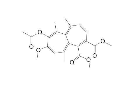 Dimethyl 9-(Acetyloxy)-8-methoxy-1,6,10-trimethylheptalene-4,5-dicarboxylate
